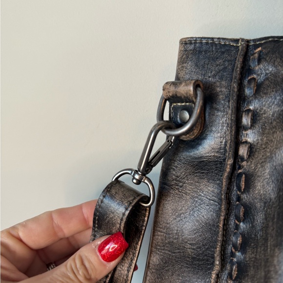 Bed Stu Rockababy Black Lux crossbody leather tote - Picture 8 of 13